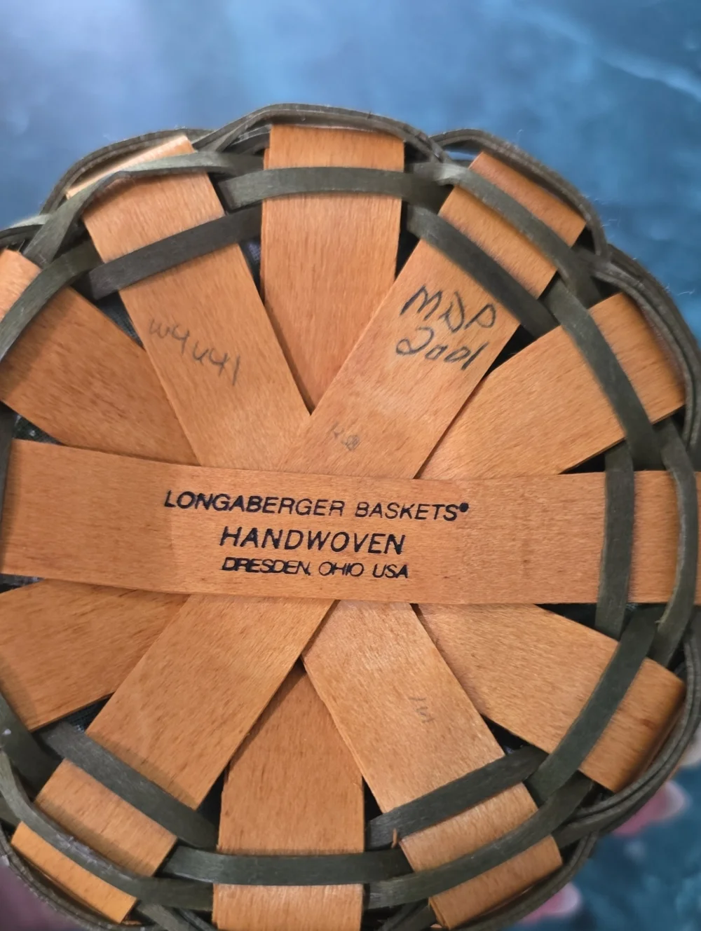 2001 Longaberger Lucky You Basket With Liner And Plastic And Hang Tag. New.